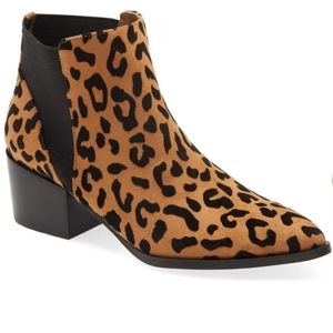 Chinese laundry Finn leopard print Chelsea bootie